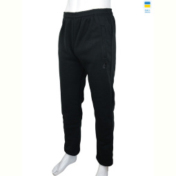Спортивные брюки Obuvok Ni black, флис (06969)