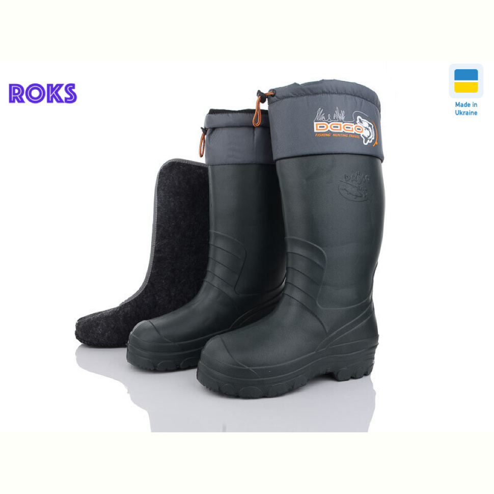 Сапоги из пены Roks Dago M0601 зелені Сапоги из пены Roks Dago M0601 зелені