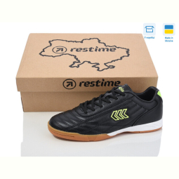 Футбольная обувь Restime DW024133 black-lime