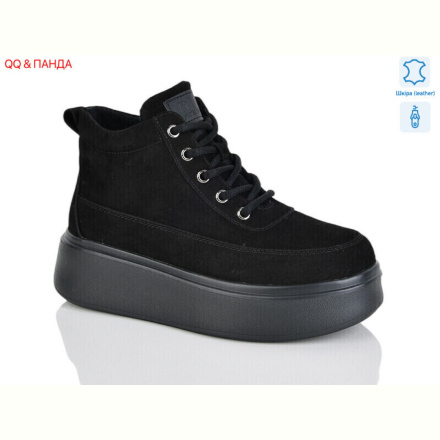 Ботинки QQ&amp;Панда Y065 black z
