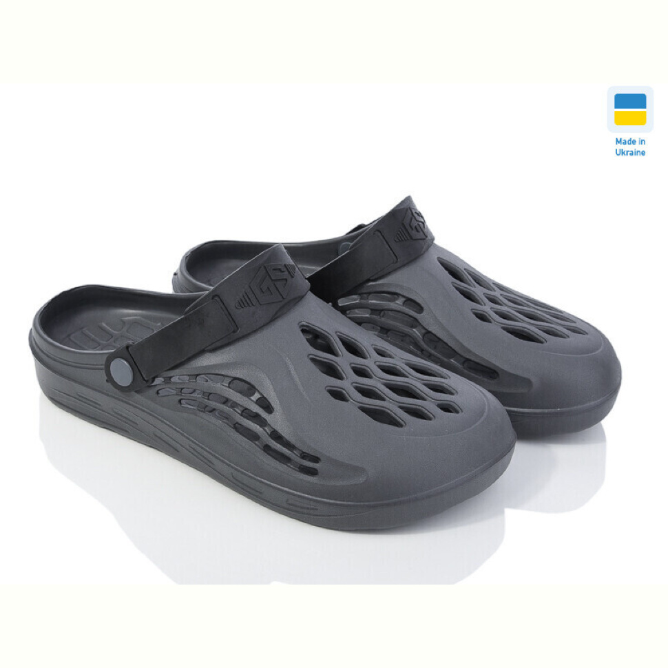 Кроксы Inblue Крокс 129 сірий