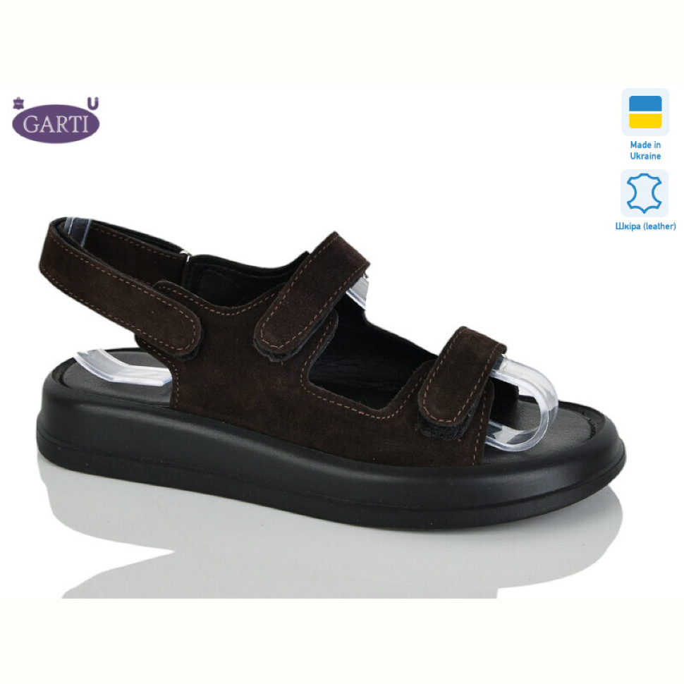 Босоножки Garti 0118 корич замш