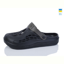 Кроксы DeMur СМ129 чорн хакі