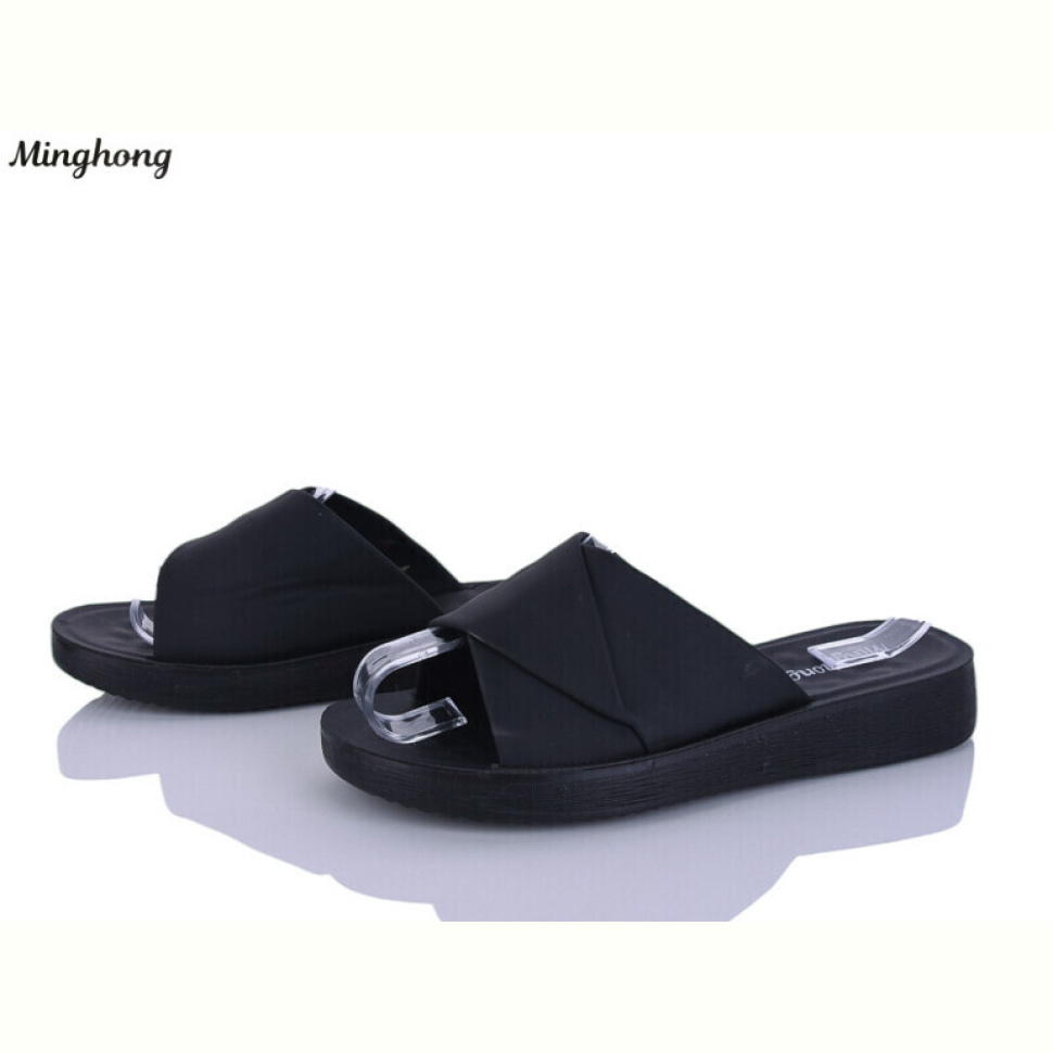 Шлепки Minghong 7719 black