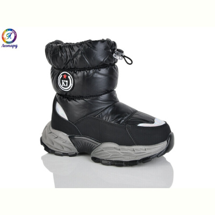 Дутики Леопард C11 black