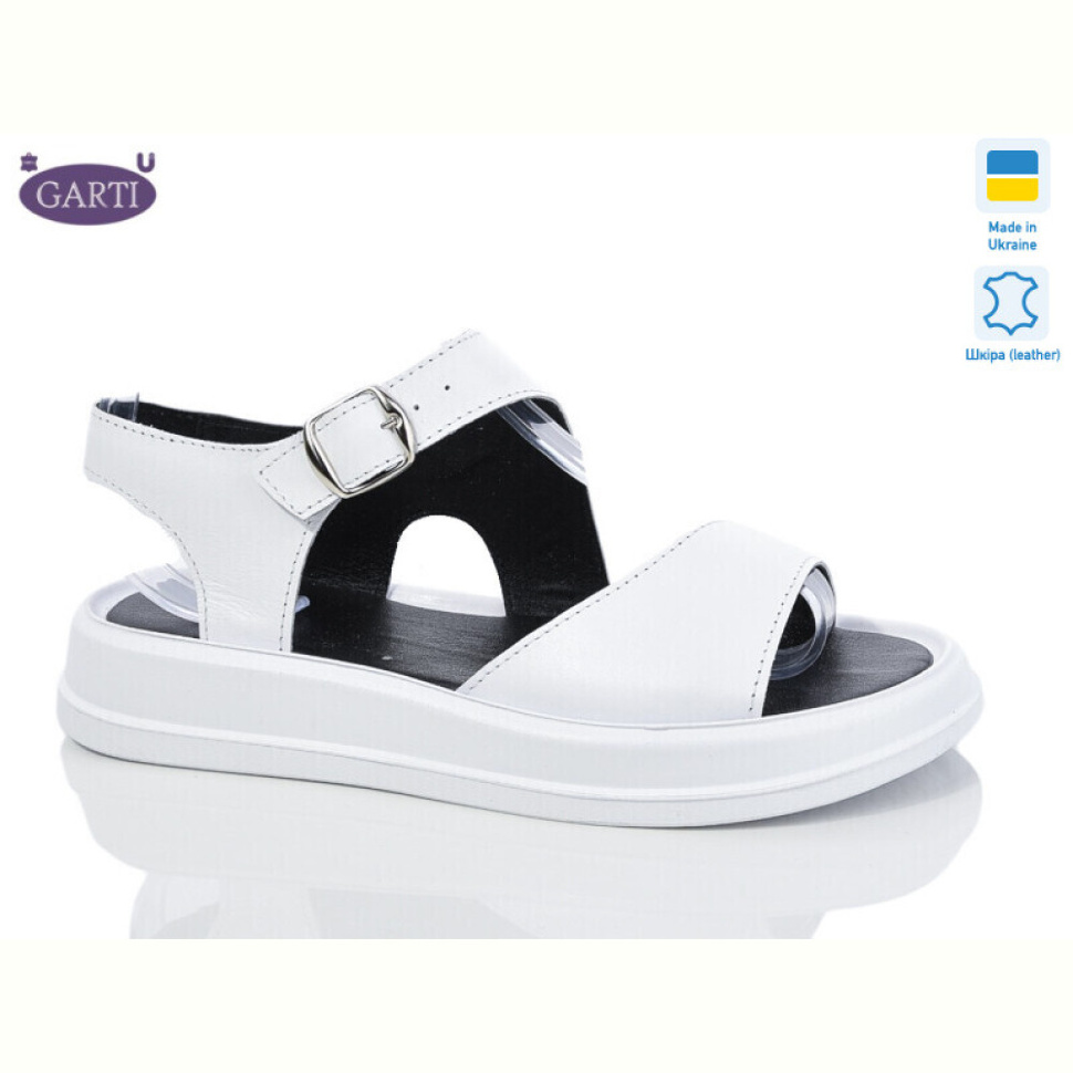Босоножки Garti 0138 біла шкіра