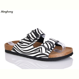 Шлепки Minghong 2502 zebra