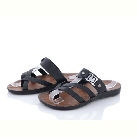 Шлепки Makers Shoes 0316 чорний