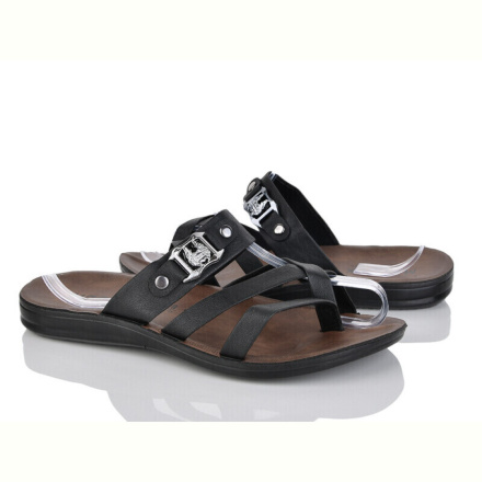 Шлепки Makers Shoes 0316 чорний