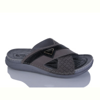 Шлепки Oscar 01-26 сірий к.