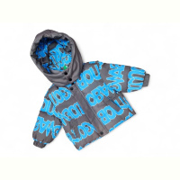 Куртка Kids-modnik A826 сірий з блакитним єврозима