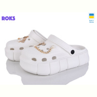 Кроксы Roks 152-9018 білий