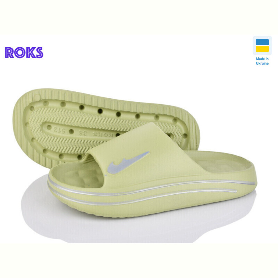 Шлепки Roks 513-016 олива