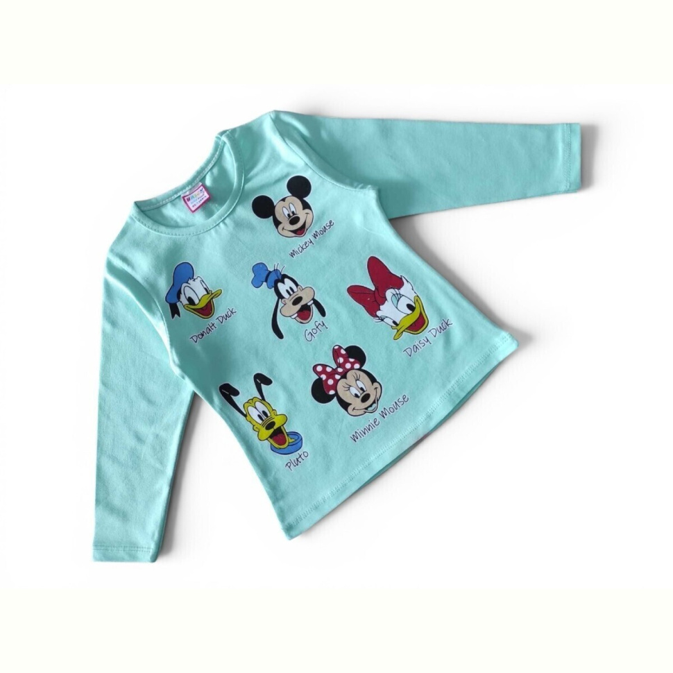 Батник Kids-modnik 4570 реглан м'ята