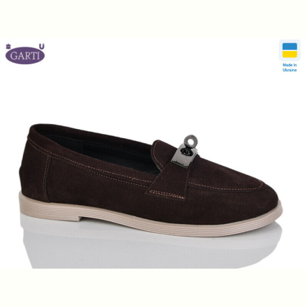 Туфли Garti 409 корич замш