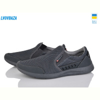 Слипоны Lvovbaza Paolla А1 сітка сірий