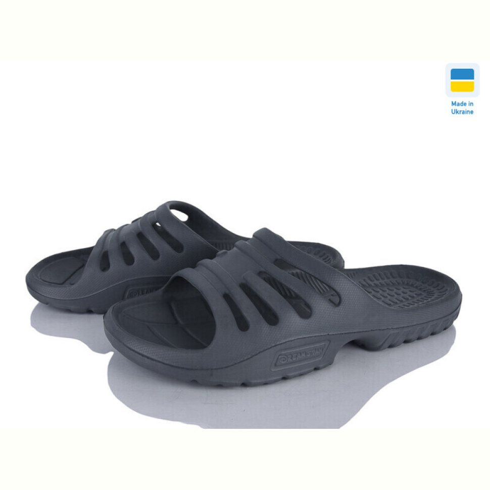 Шлепки Vladimir DS П01 сірий