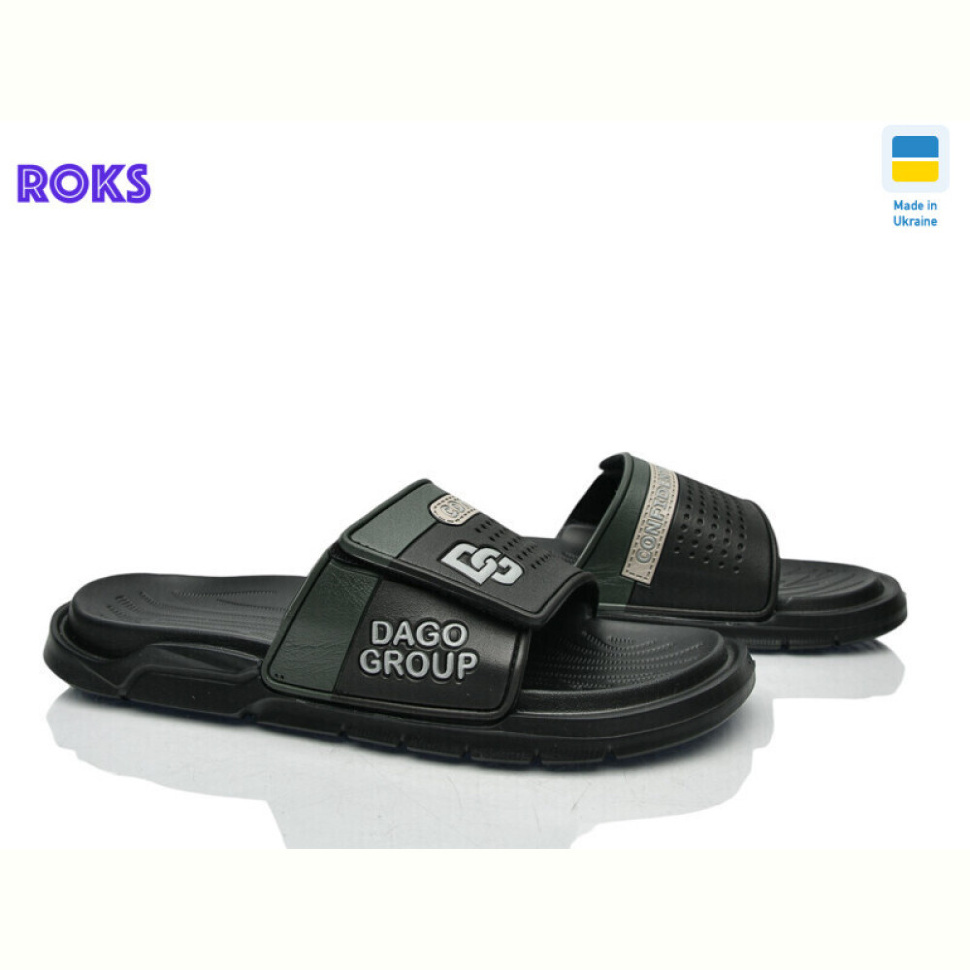 Шлепки Roks 704 чорний