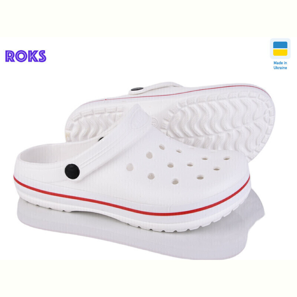 Кроксы Roks 324 білий