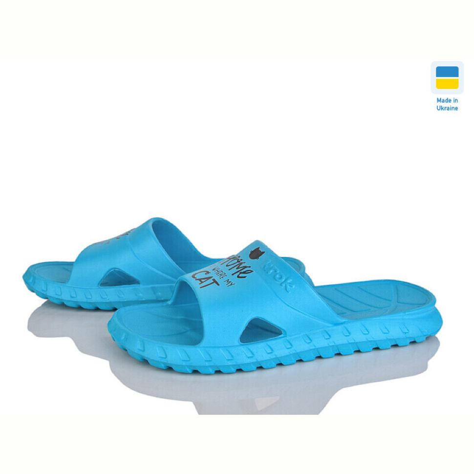 Шлепки Vladimir Крок С74 бірюза