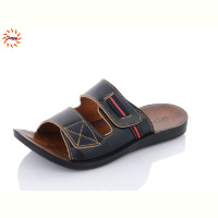 Шлепки Jumay SP шкіра липучка чорний