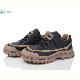 Кроссовки CROSSOPT LC101 black-khaki