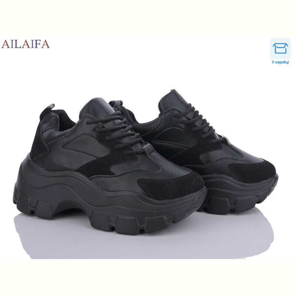 Кроссовки Ailaifa A53 black піна