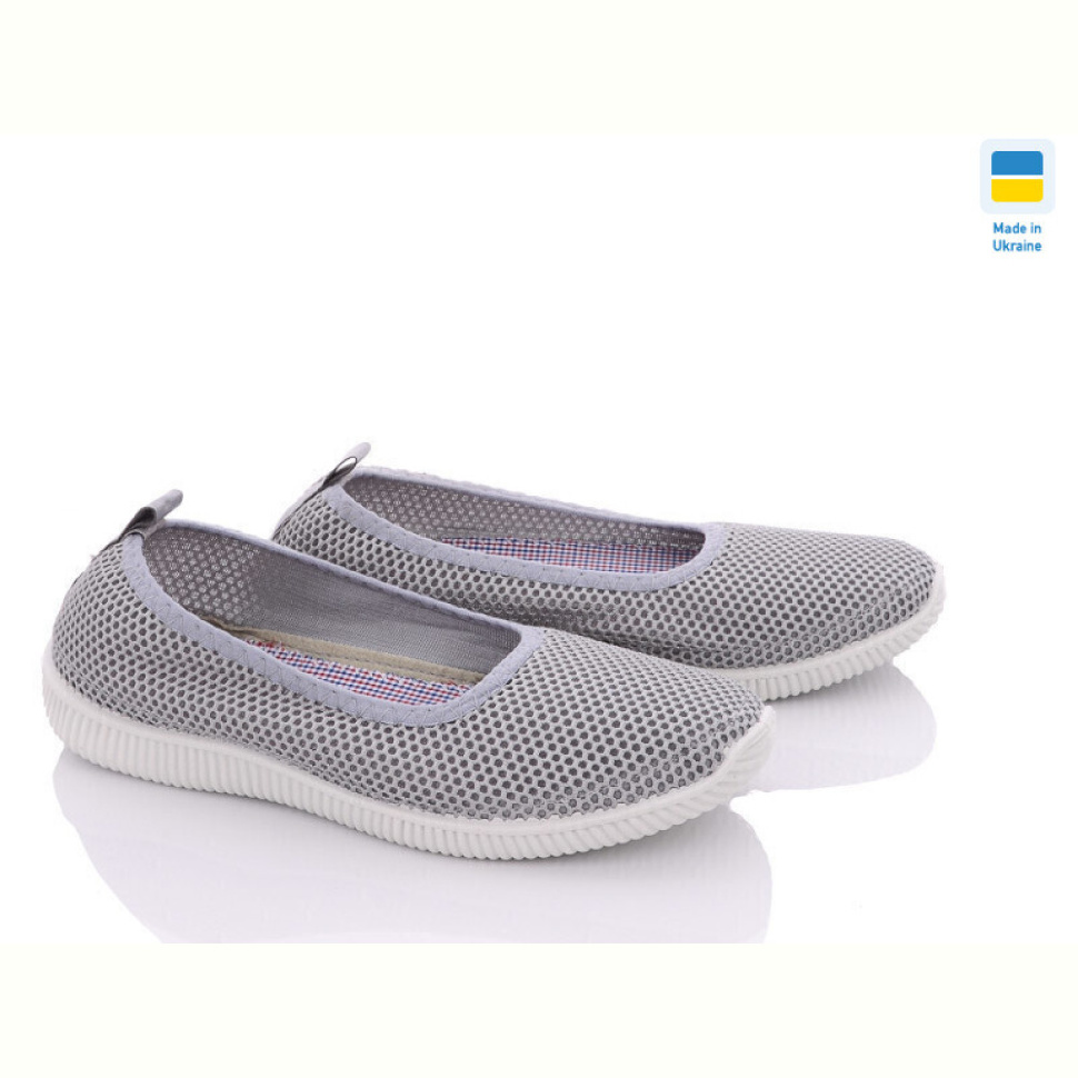 Балетки Vladimir Кредо Укр 23-40 сітка сіра