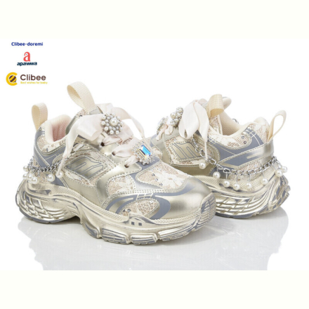 Кроссовки Clibee-Doremi A866530 beige-white