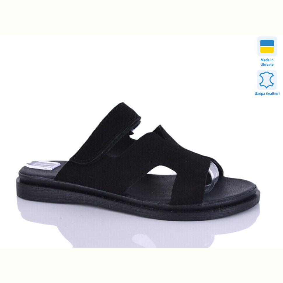 Шлепки Sali 55 чорний з.