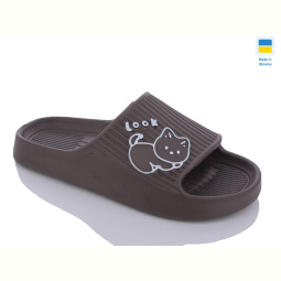 Шлепки Inblue 104 т.коричневий