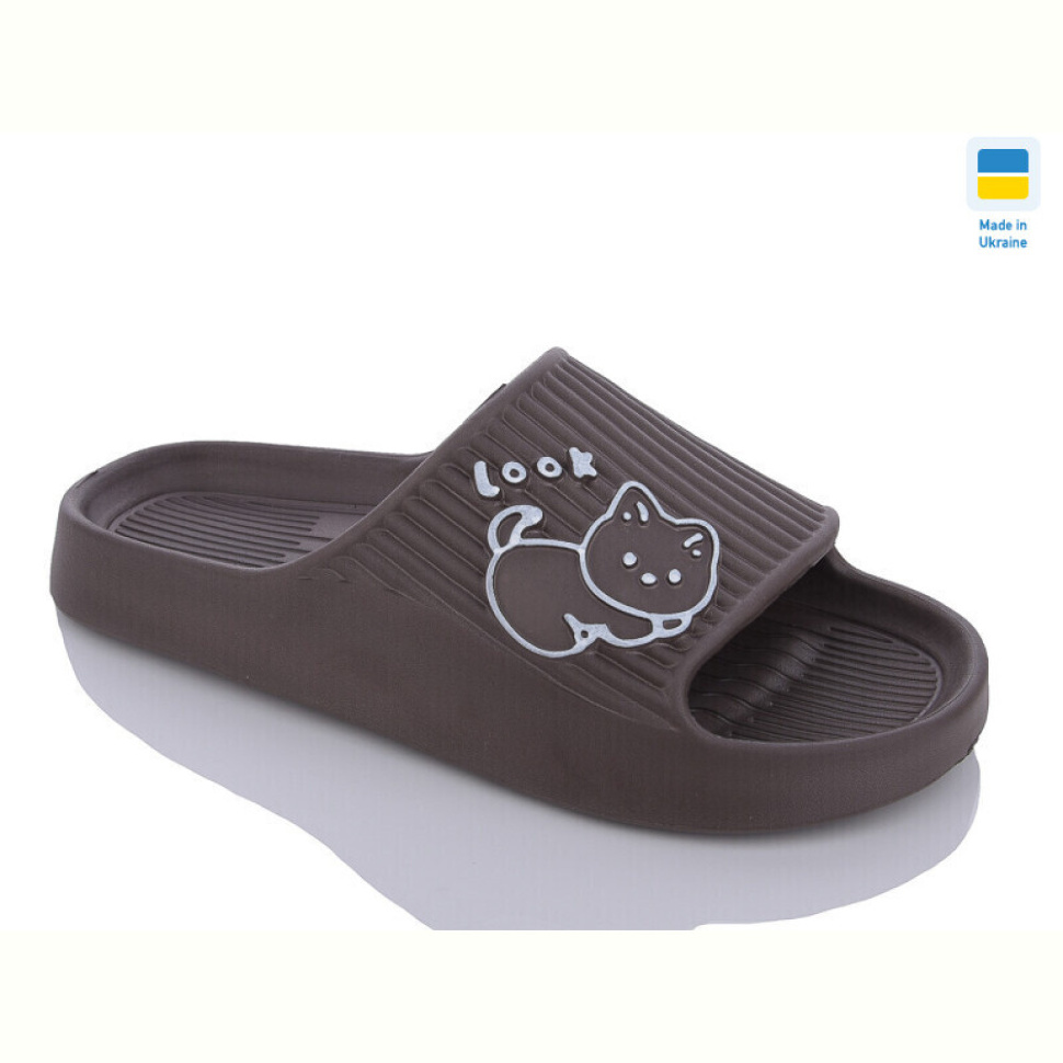 Шлепки Inblue 104 т.коричневий