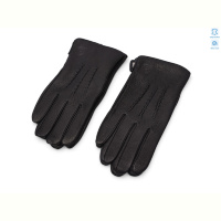 Перчатки RuBi X1-1 black шкіра олень вовна