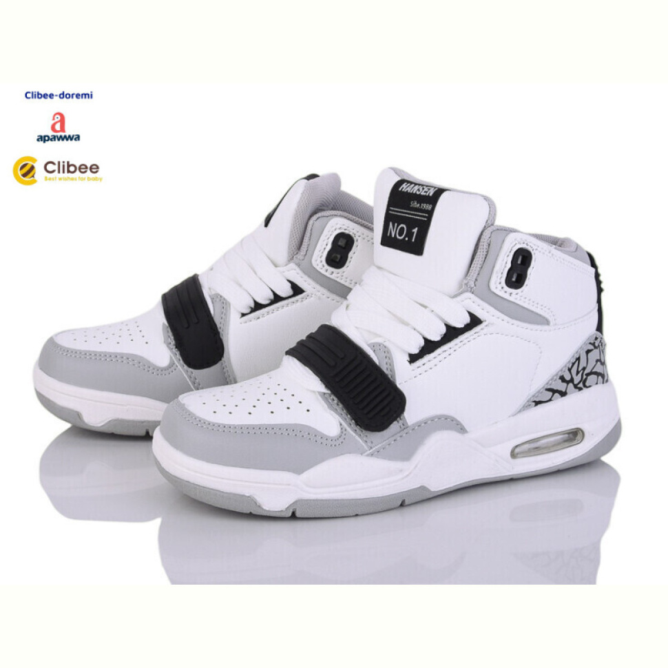 Кроссовки Clibee-Doremi LC803-2 white-grey