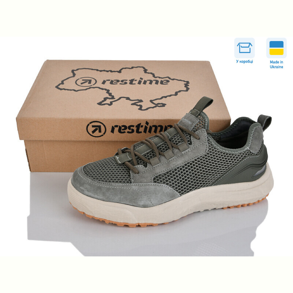 Кроссовки Restime KML 26801 green