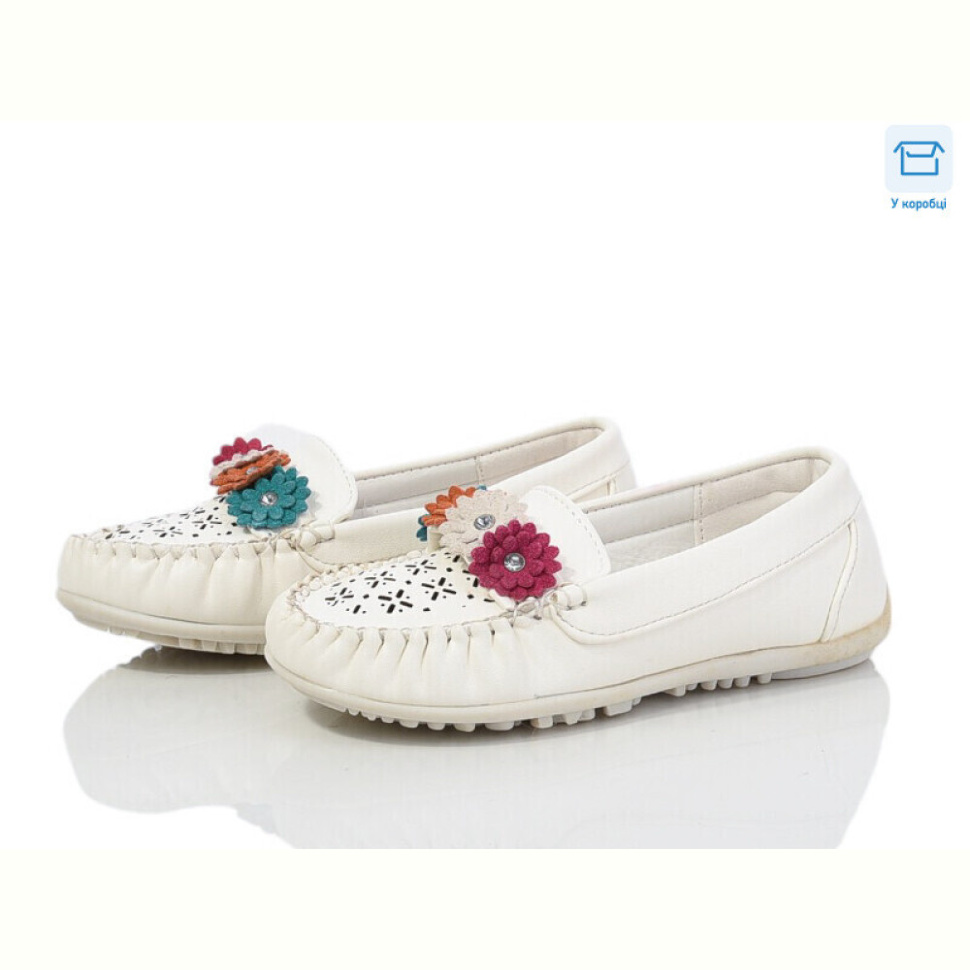 Мокасины DeMur 1214 white