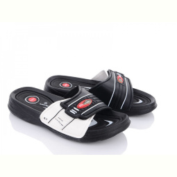 Шлепки Dan Marest 3R21M black-white