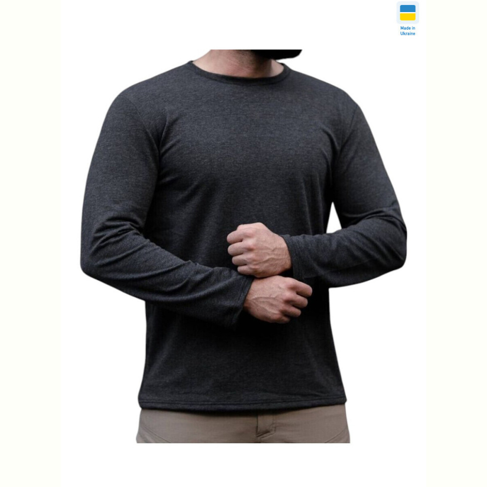 Батник Sport style 44 логслів т.сірий Батник Sport style 44 логслів т.сірий