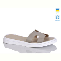 Шлепки Sali 501-1 кап.к. біл.під.