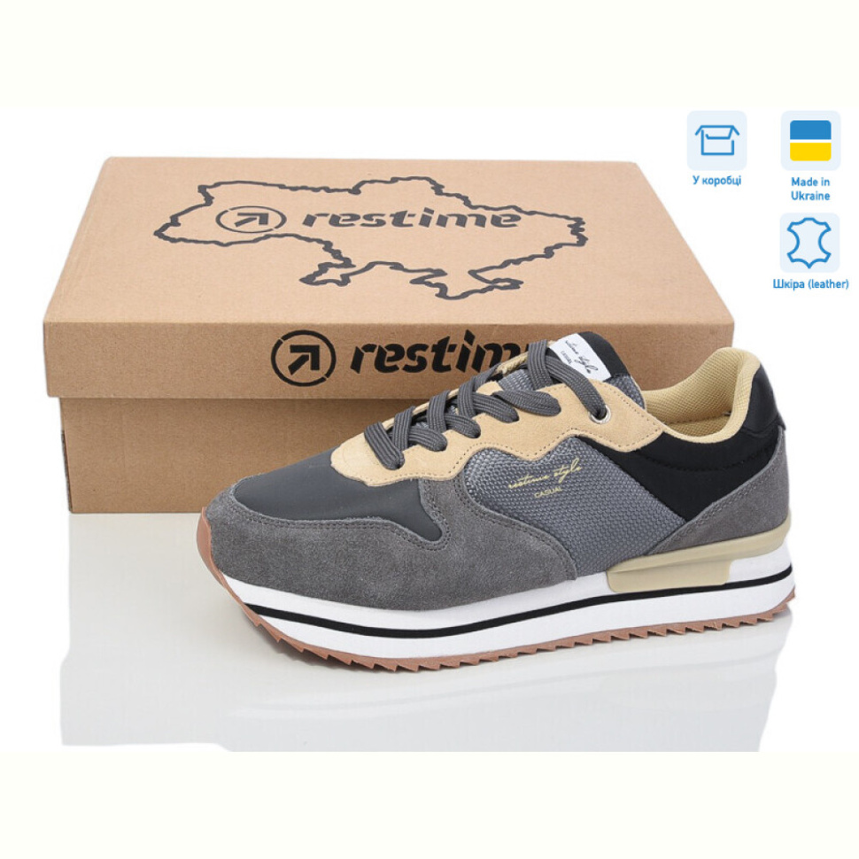 Кроссовки Restime JW024034 grey