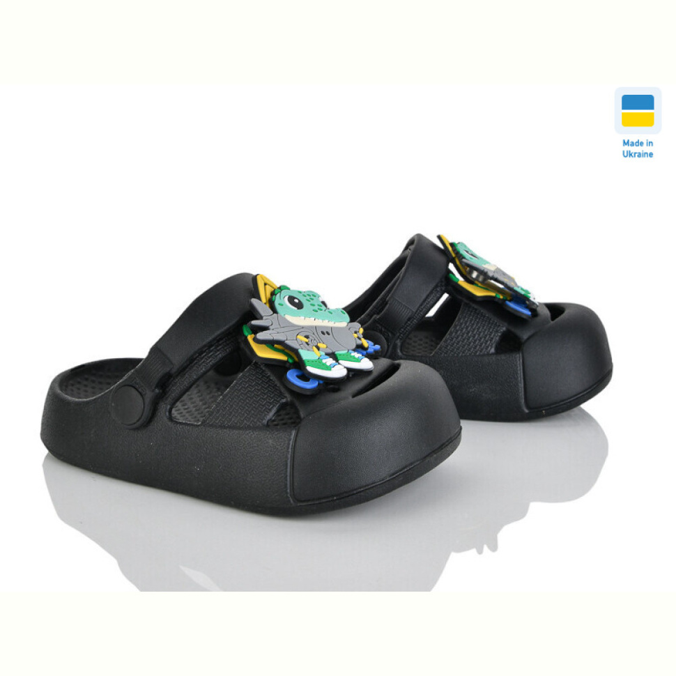 Кроксы Golden Lion 336 чорний