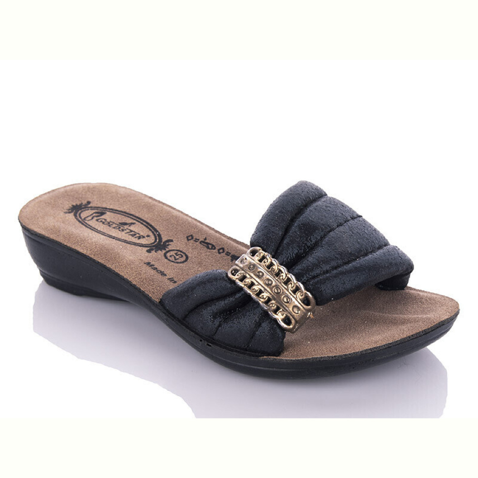 Шлепки DeMur K26-809 black (25-30)