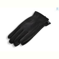 Перчатки Королева GZ01-01П шкіра оленя махра black