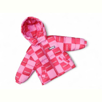 Куртка Kids-modnik 180 рожевий з червоним єврозима
