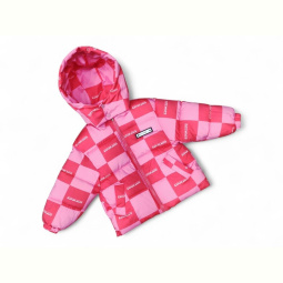 Куртка Kids-modnik 180 рожевий з червоним єврозима