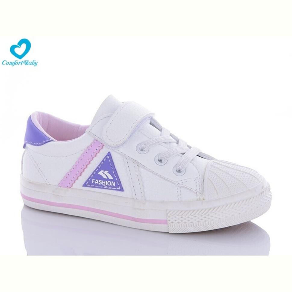 Кеды Comfort-baby 1310-3 біл-рожев