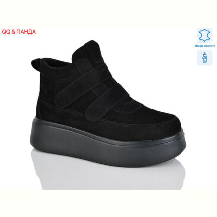 Ботинки QQ&amp;Панда Y066 black z