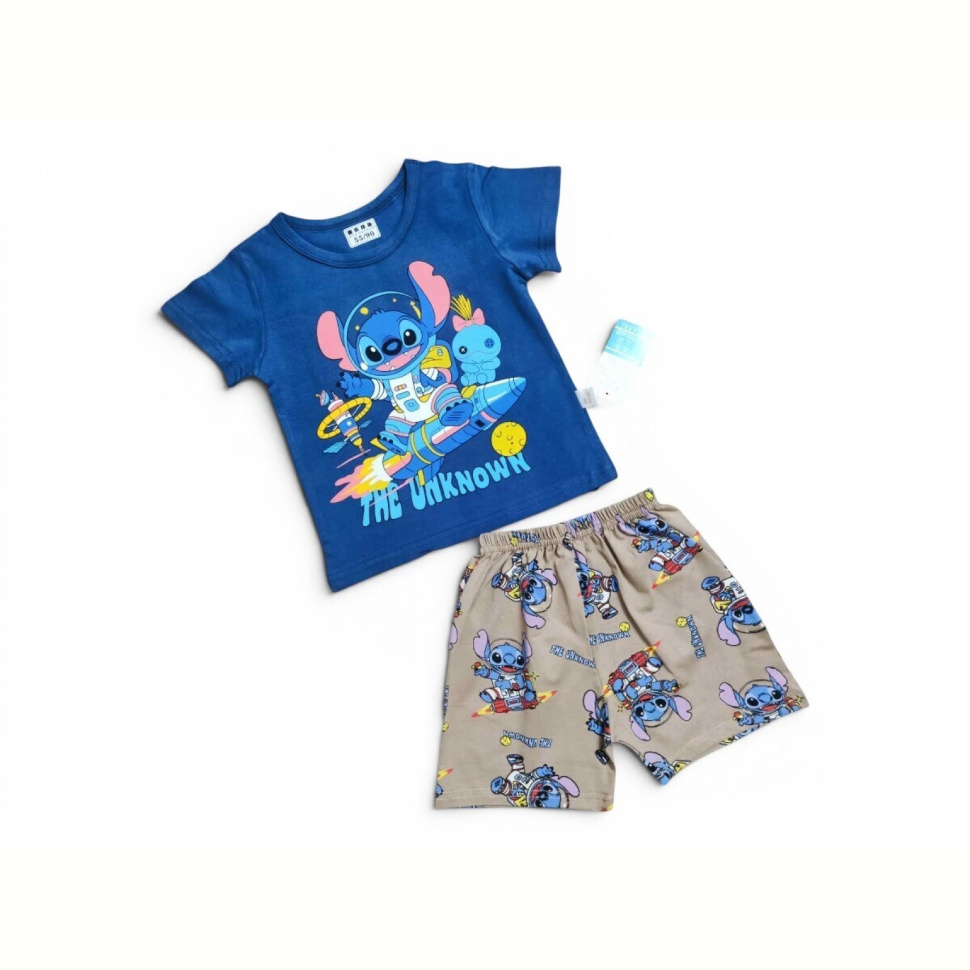 Костюм Kids-modnik 261920 комплект футболка-шорти синій