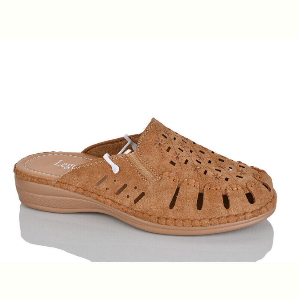 Шлепки Leguzaza 501-3 brown батал
