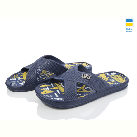 Шлепки Golden Lion Е227 синій